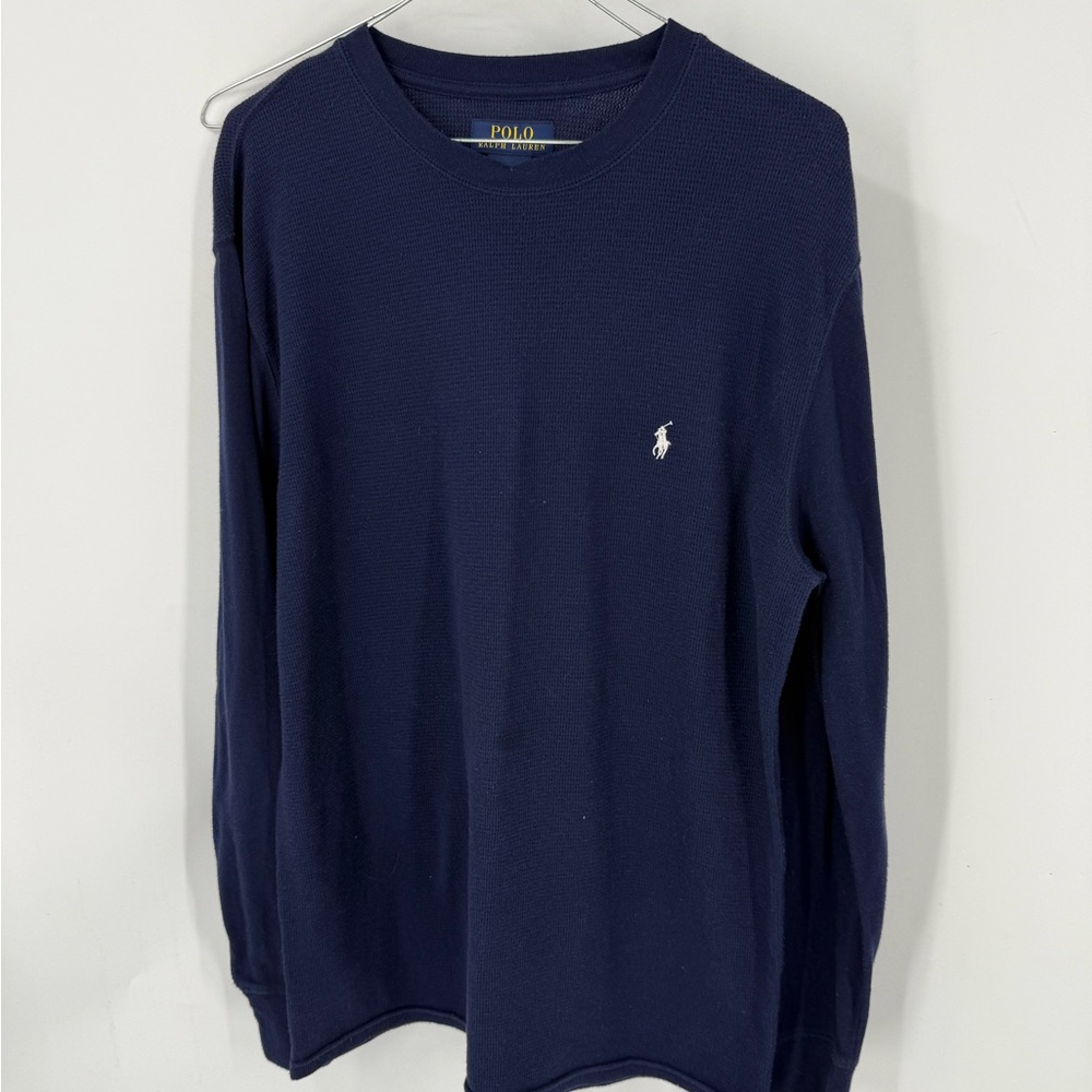 Polo by Ralph Lauren Deep Blue Long Sleeve Tee L unisex